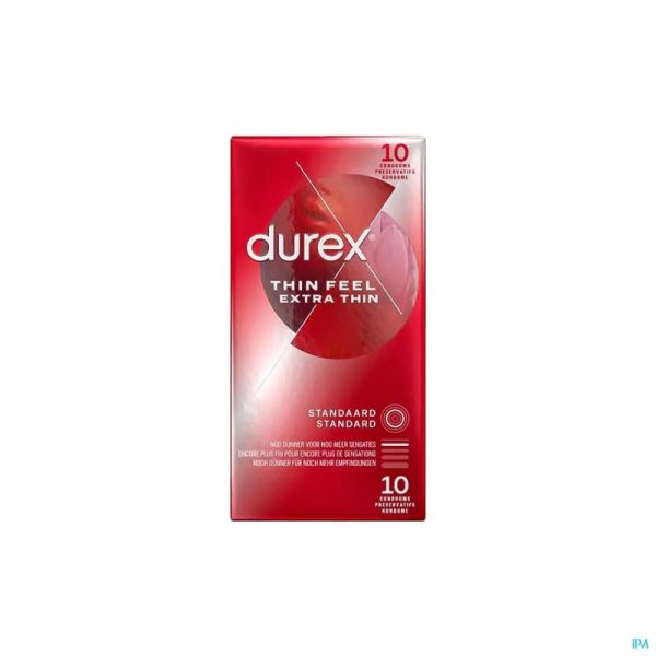 Durex Thin Feel Extra Thin Préservatifs 10