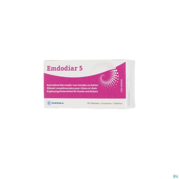 Emdodiar 5 Aliment Compl. Chien&chat Comp 100