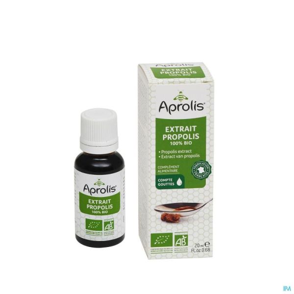 Extrait De Propolis Aprolis Bio Flacon 20ml