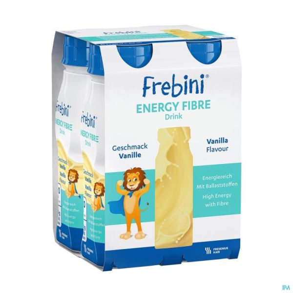 Frebini Energy Fibre Drink Enfants Vanil Easyb.4x200ml