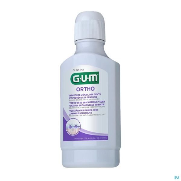 Gum Ortho Bain De Bouche Gel 300 Ml