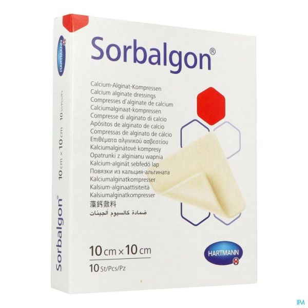 Hartmann Sorbalgon 10x10cm 999595/4-5 10 Pièces