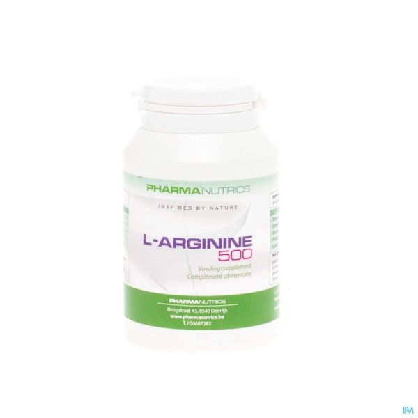 L-arginine 500 Pharmanutrics 60 Gélules