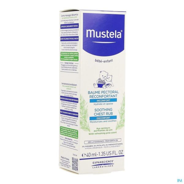 Mustela Baume Pectoral Reconfortant 40 Ml