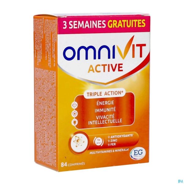 Omnivit Active 3S Comprimés 84 Promo
