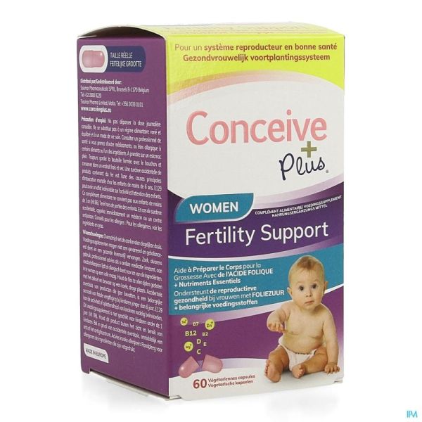 Sasmar Conceive Plus Women Fertil. Support Gélules 60