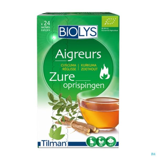 Biolys Curcuma-Réglisse 24 Infusettes