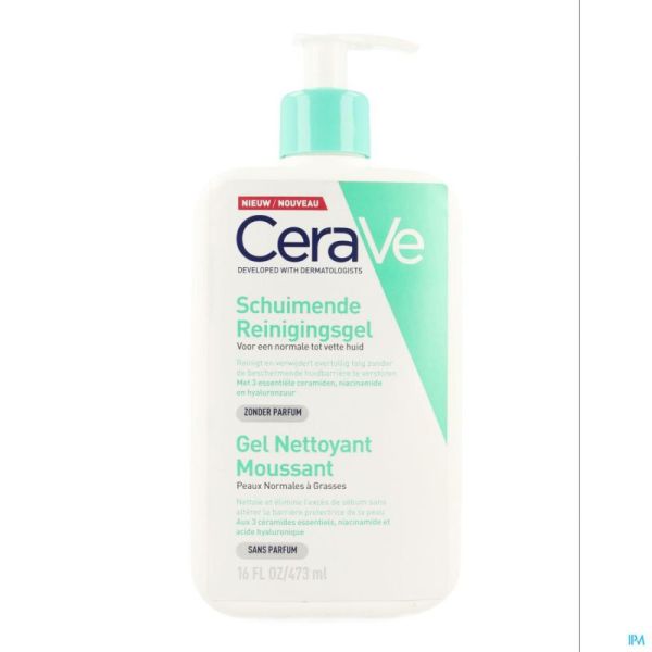 Cerave Gel Nettoyant Moussant 473ml