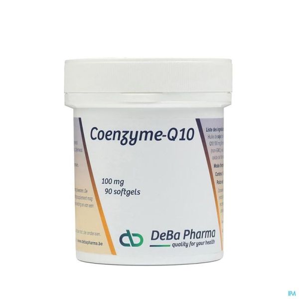 Coenzyme Q10 Deba 90 Softgels 100 Mg