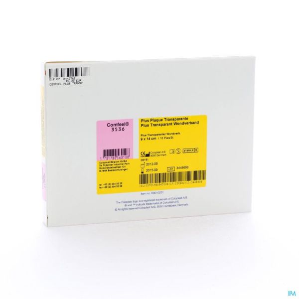 Comfeel Plus Pans Transp 9x14 33536 10 P