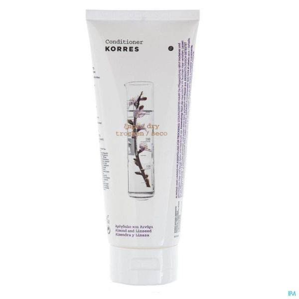 Korres Après-Shampooing Amande et Lin Nourrissant 200ml