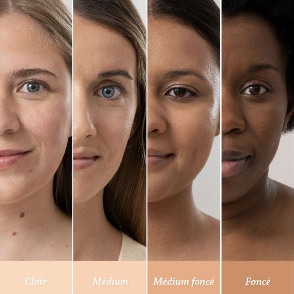 La Rosee Poudre Compacte Soin à l'Abricot Bio 03 Medium Foncé Recharge