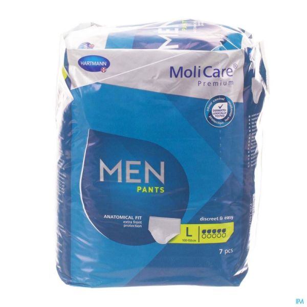 Molicare Premium Men Pants 5 Gouttes Large 7 Pièces