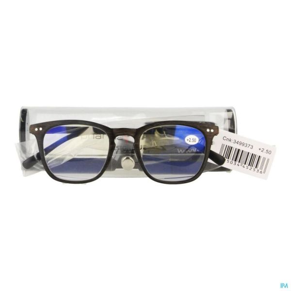 Pharmaglasses Visionblue Pc02 Lun.lect.+2.50 Brown