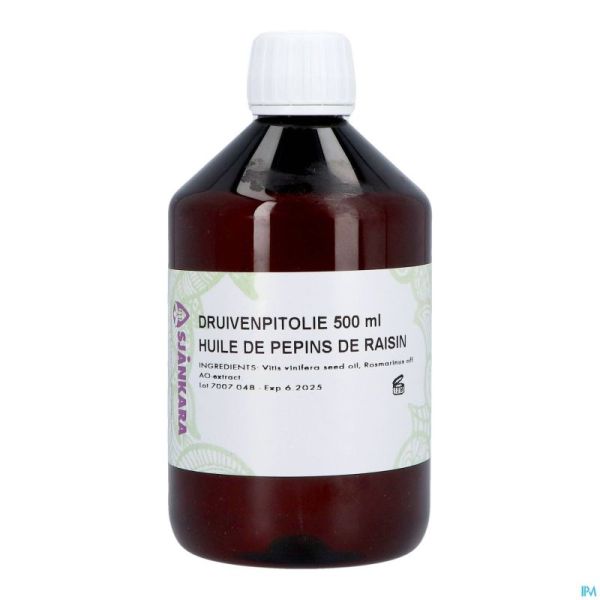 Sjankara Pepins Raisin Huile Vegetale 500ml