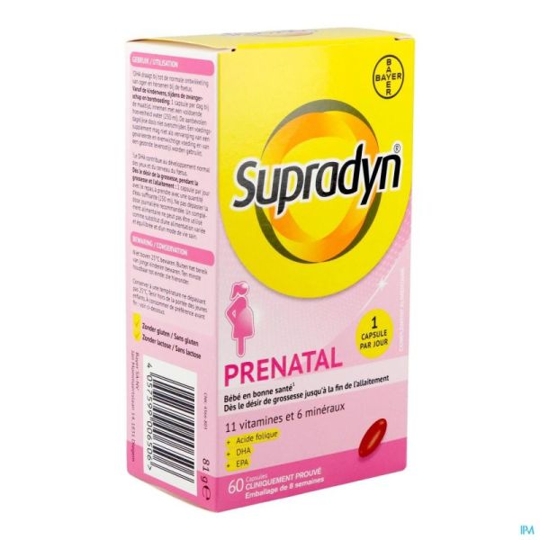 Supradyn Prenatal 60 Gélules
