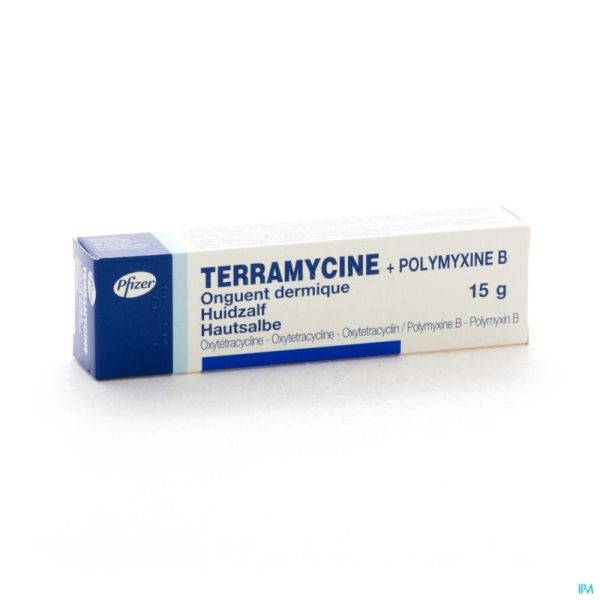 Terramycine Pommade Dermique 15 Grammes