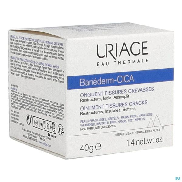 Uriage Bariederm Fissures-crevasses Onguent 40g