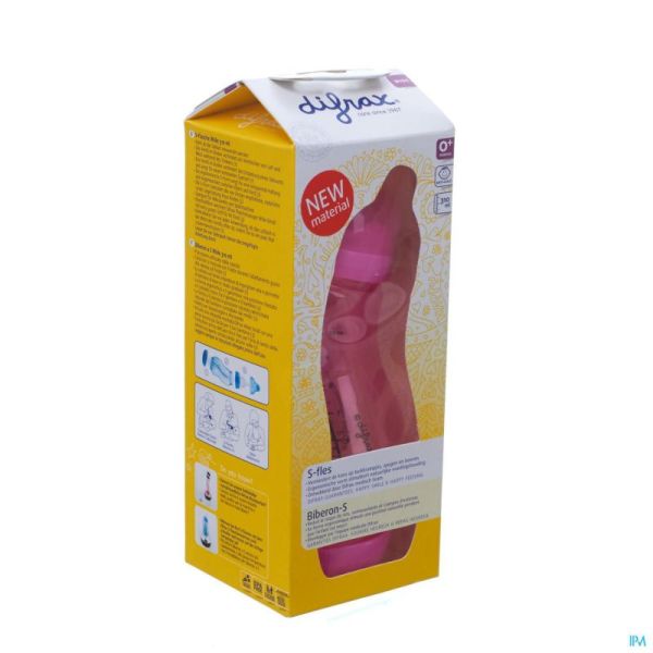 Difrax Biberon S Wide Girl 310 Ml 1 Pièce