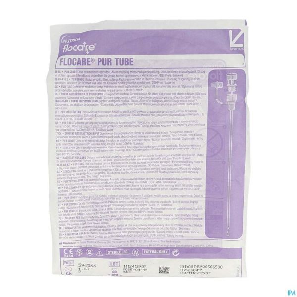Flocare Sonde Naso Gastrique Pur Ch5 50cm