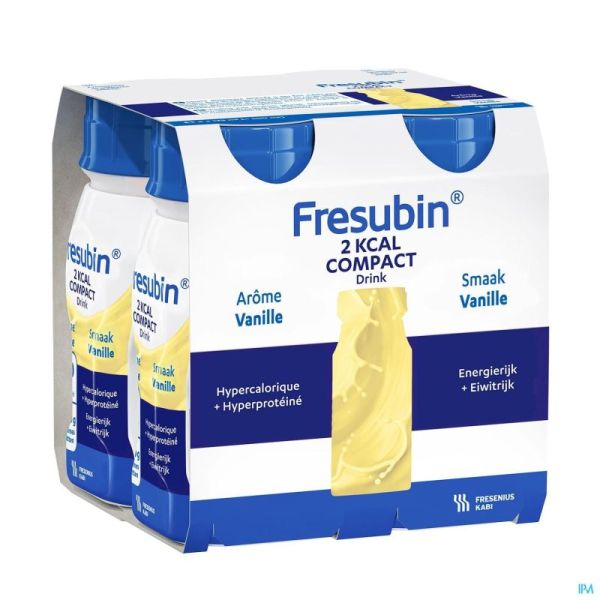 Fresubin 2kcal Compact Drink Vanille Flacon 4x125ml
