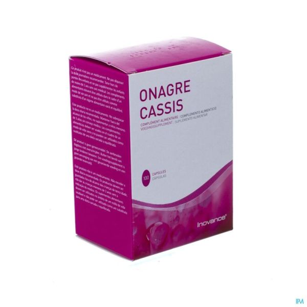 Inovance Huile D'onagre-cassis 100 Gélules