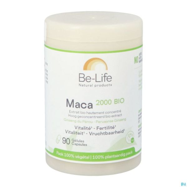 Maca 2000 Bio Be Life  Pot Gélules 90 Remp.3507027