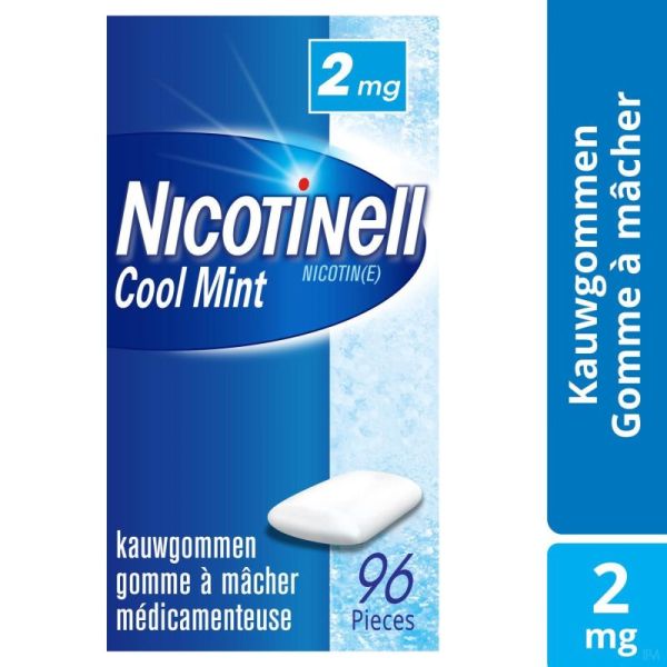 Nicotinell Gomme à Mâcher Cool Mint 96 Comprimés