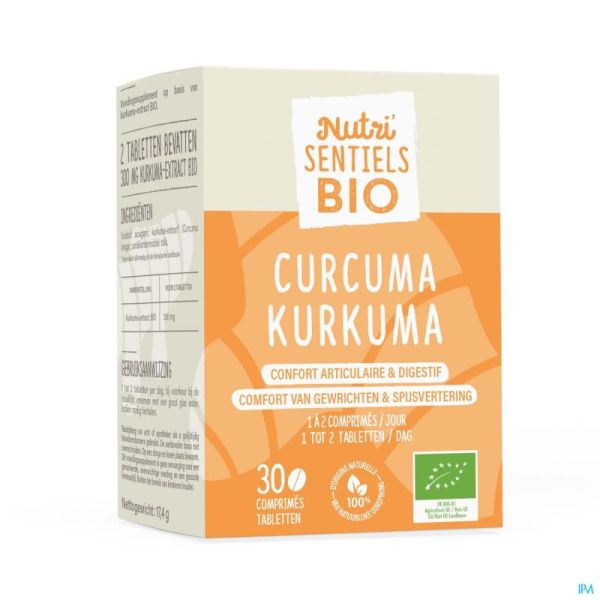 Nutrisentiels Curcuma Bio Comprimés 30