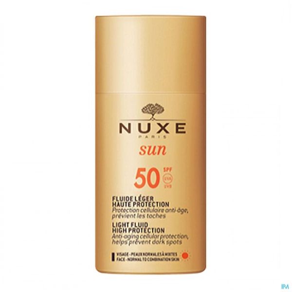 Nuxe Sun Fluide Visage spf50 50ml Prix Permanent