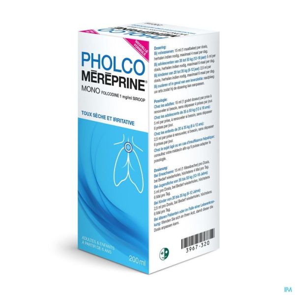 Pholco Mereprine Mono 1mg/ml Sirop 200ml