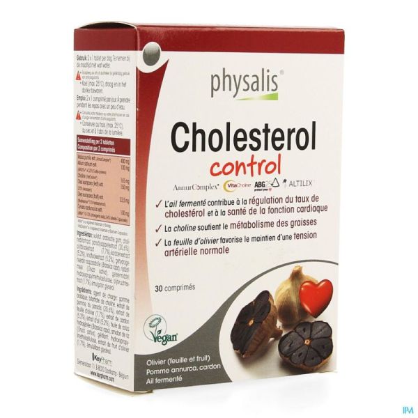 Physalis Cholesterol Control Blister Comprimés 30