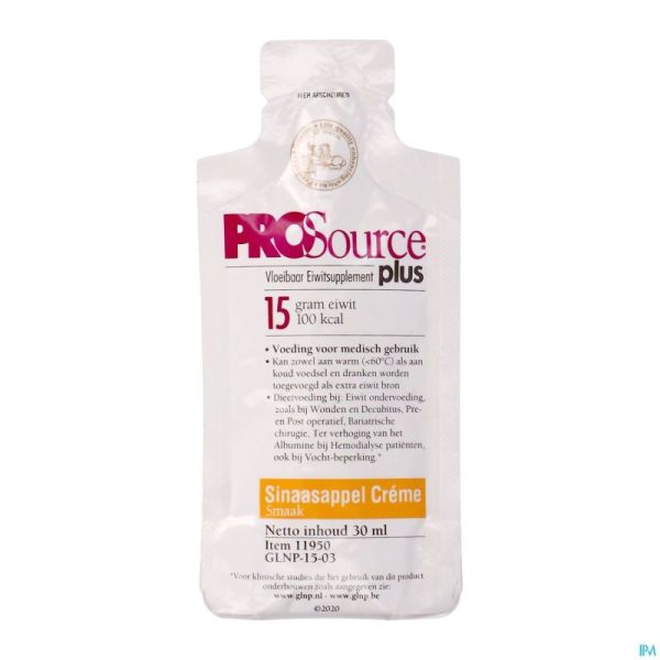 Prosource Plus Crème Orange 15g Protein Sachets 1x30ml