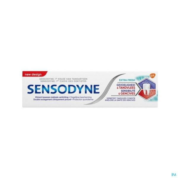 Sensodyne Sensible. Gencives Dentifr. Extra Fresh 75ml