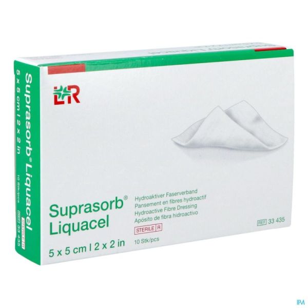Suprasorb Liquacel 5x5 33435 10 Pièce