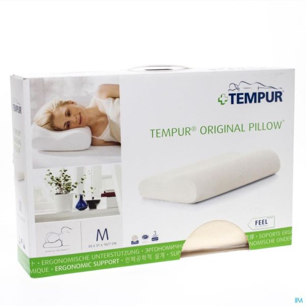Tempur Coussin + Housse Velours M