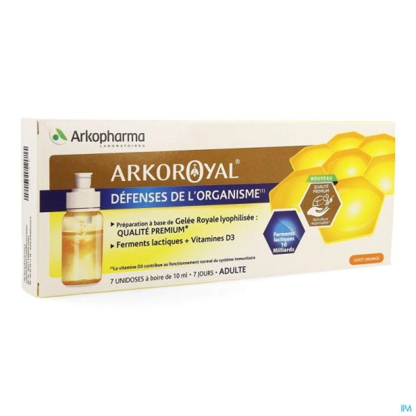 Arkoroyal + Probiotique Adt 7 Doses