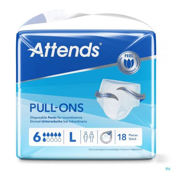 Attends Pull-ons 6l 1x18