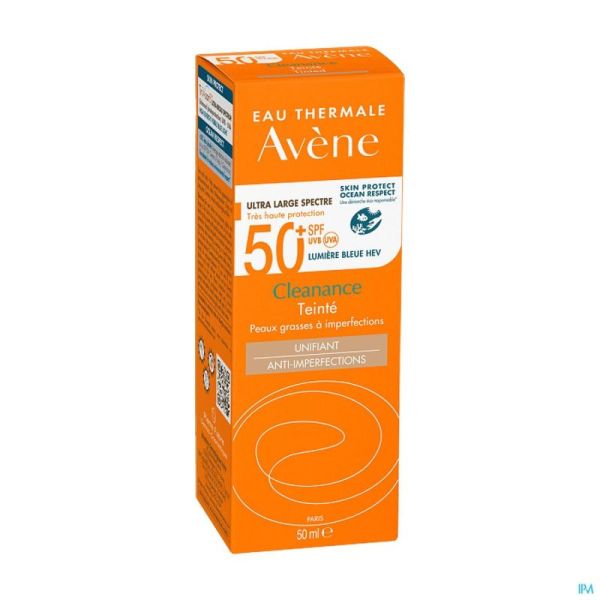 Avène Solution Ip50+ Cleanance Teinte 50ml