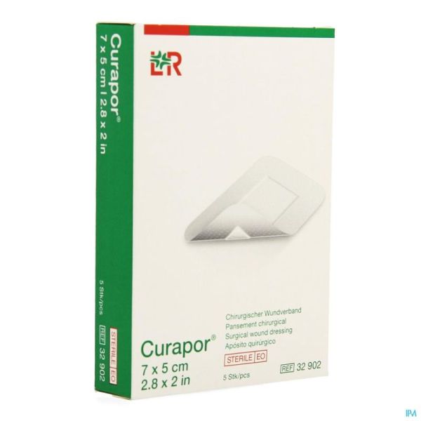 Curapor Ster 7x5cm 32902 5 Pièce 