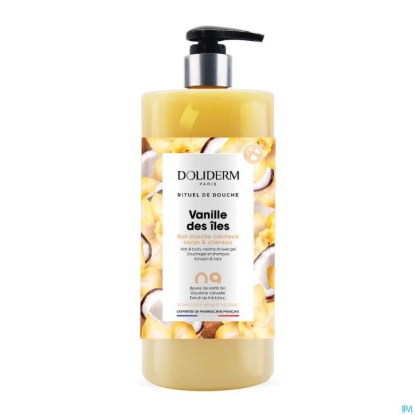 Doliderm Cremige Douchegel N°09 Vanille Iles 1l