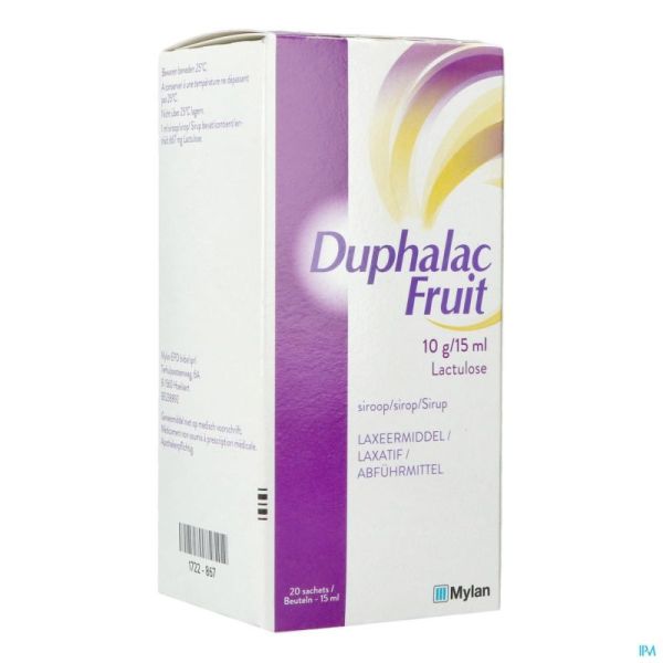 Duphalac Fruit 20 Sachets 15 Ml