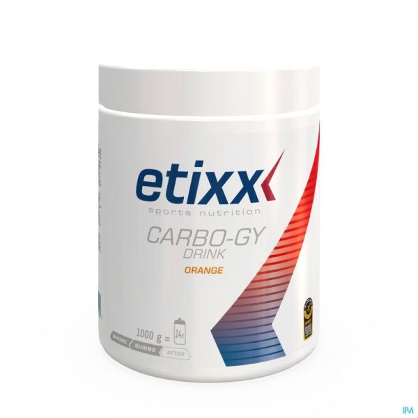 Etixx Carbo Gy Orange Poudre Pot 1kg