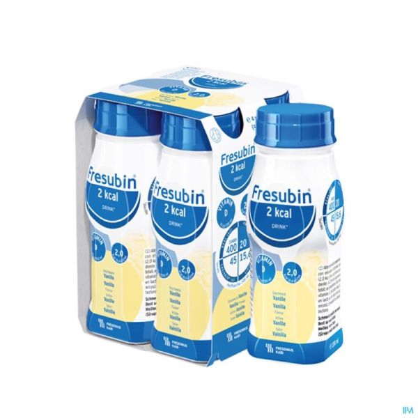 Fresubin 2 Kcal Drink Vanille 4x200 Ml