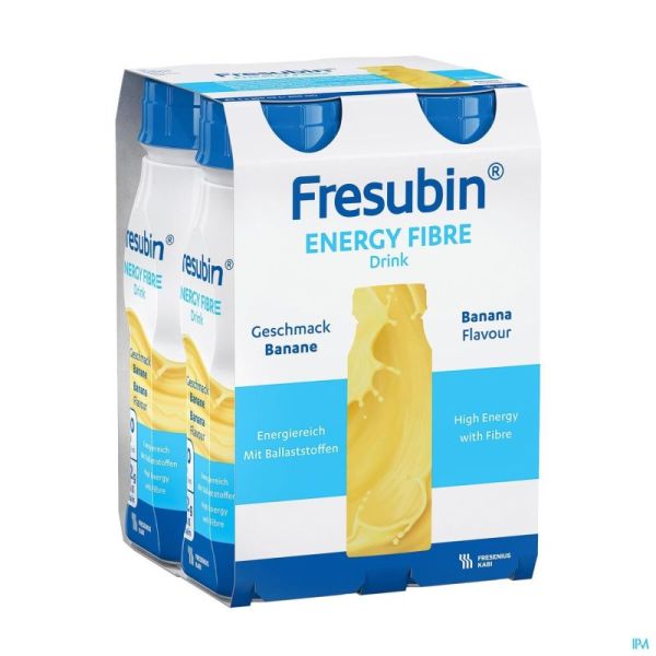 Fresubin Energy Fibre Drink Banane 4x200 Ml