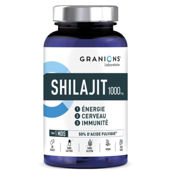 Granions Shilajit 1000mg 60 Gélules