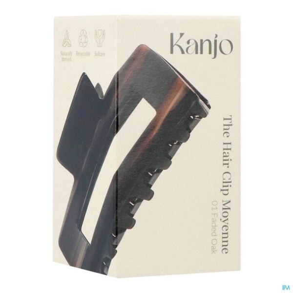 Kanjo Thé Hair Clip Moyenne 01 Faded Oak