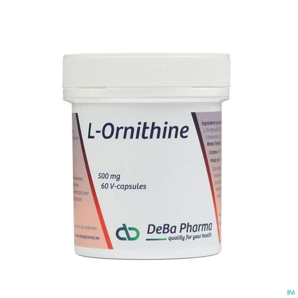 L-ornithine Deba 60 Gélules 500 Mg