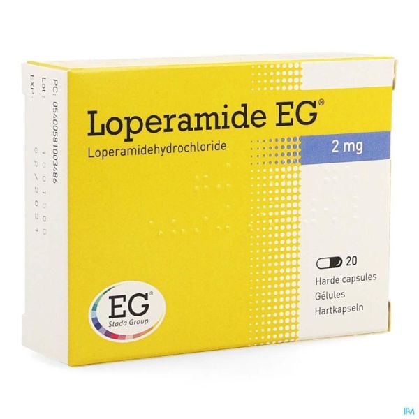 Loperamide E.g. 20 Gélules 2 Mg
