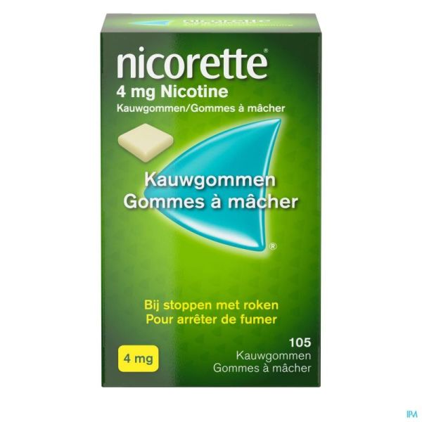 Nicorette Chewing-gum Class ic105 Comprimés 4 Mg